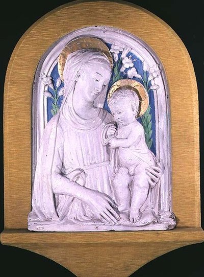Madonna z Dzieciątkiem autorstwa Luca Della Robbia