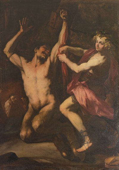 Apollo i Marsja, ok. 1678 r. (olej na płótnie) autorstwa Luca Giordano