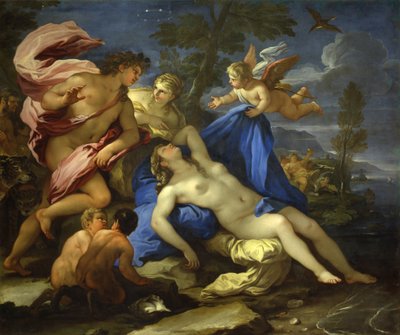 Ariadna Opuszczona przez Tezeusza na Naksos, ok. 1675-1680. autorstwa Luca Giordano
