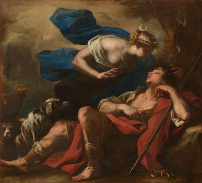 Diana i Endymion autorstwa Luca Giordano