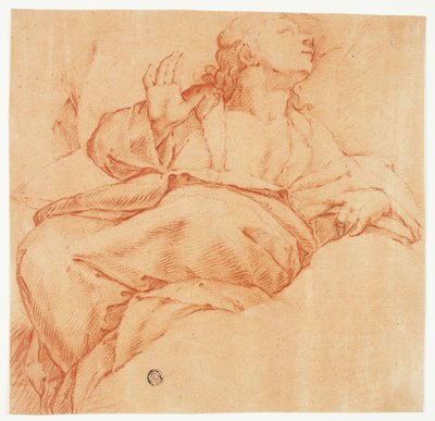 Ewangelista spoglądający w górę autorstwa Luca Giordano