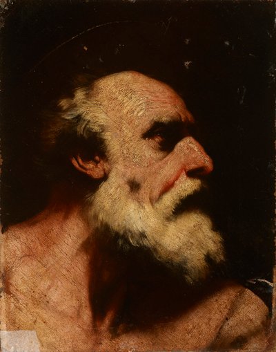 Święty Bartłomiej (fragment obrazu) autorstwa Luca Giordano
