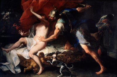Tarkwiniusz i Lukrecja”. autorstwa Luca Giordano