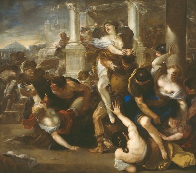 Porwanie kobiet Sabine autorstwa Luca Giordano