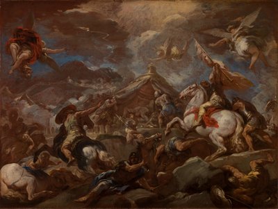 Odkrycie ciała Holofernesa autorstwa Luca Giordano