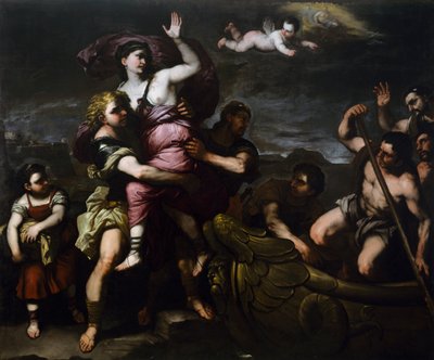 Gwałt Heleny, ok. 1665, Luca Giordano (1632-1705), olej na płótnie, 254x310 cm, Włochy autorstwa Luca Giordano