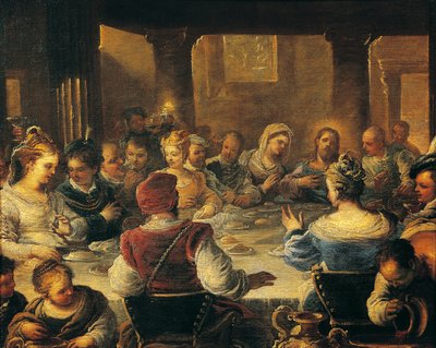 Ślub w Kanie autorstwa Luca Giordano