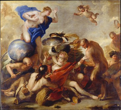 Jugend von den Lastern versucht autorstwa Luca Giordano