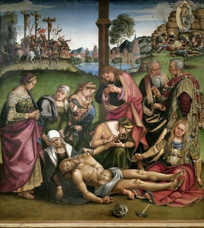 Lament nad zmarłym Chrystusem, 1502. autorstwa Luca Signorelli