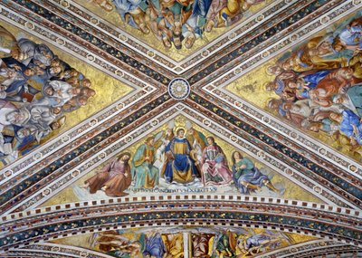 Męczennicy, patriarchowie, doktorzy kościoła i dziewice autorstwa Luca Signorelli