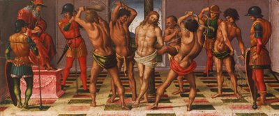 Historie Chrystusa: biczowanie Luki Signorelli (ok. 1445-1523) autorstwa Luca Signorelli