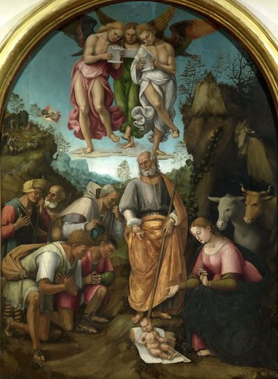 Adoracja pasterzy, 1521. autorstwa Luca Signorelli