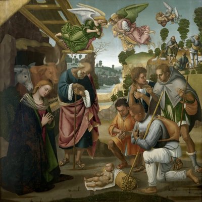 Adoracja pasterzy, 1522. autorstwa Luca Signorelli