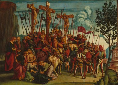 Ukrzyżowanie, c. 15041505. autorstwa Luca Signorelli