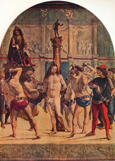 Biczowanie Chrystusa, 1482-1485, 1930. autorstwa Luca Signorelli