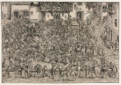 Turniej autorstwa Lucas Cranach