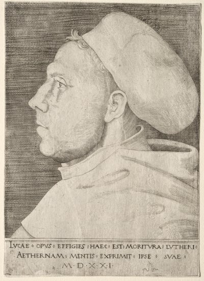 Marcin Luther autorstwa Lucas Cranach