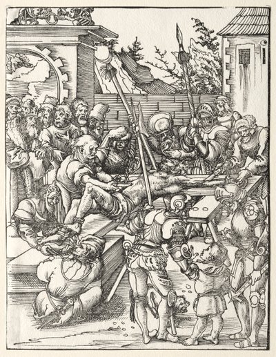 Męczeństwo św. Bartłomieja autorstwa Lucas Cranach