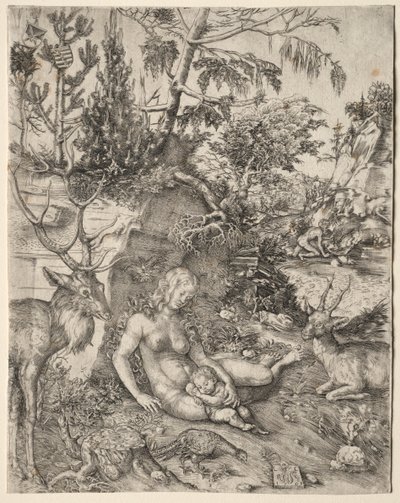 Pokuta św. Jana Chryzostoma autorstwa Lucas Cranach
