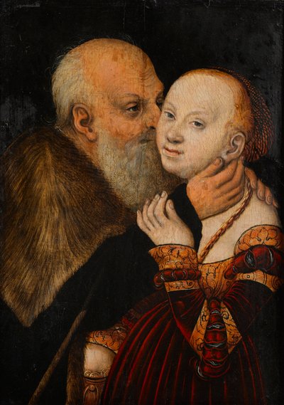 Dziwna para autorstwa Lucas Cranach d. Ä.