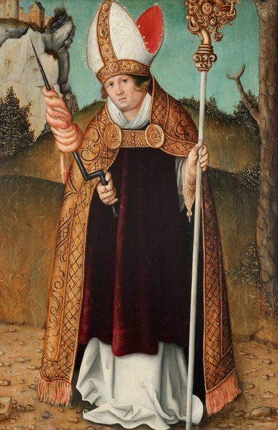 Św. Erasmus autorstwa Lucas Cranach d. Ä.