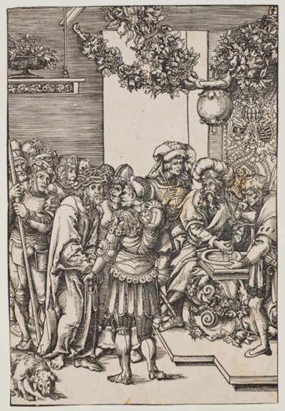 Piłat myje ręce autorstwa Lucas Cranach d.Æ.