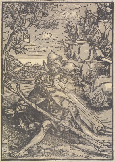 Św. Krzysztof autorstwa Lucas Cranach d.Æ.