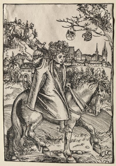 Chłopiec na koniu, 1506. autorstwa Lucas Cranach the Elder