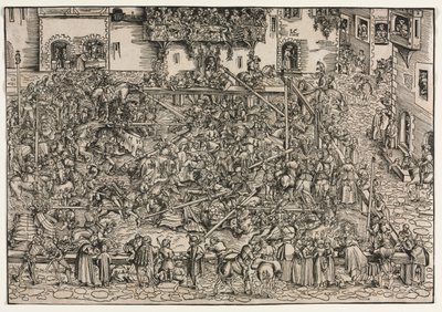 Turniej, 1506. autorstwa Lucas Cranach the Elder