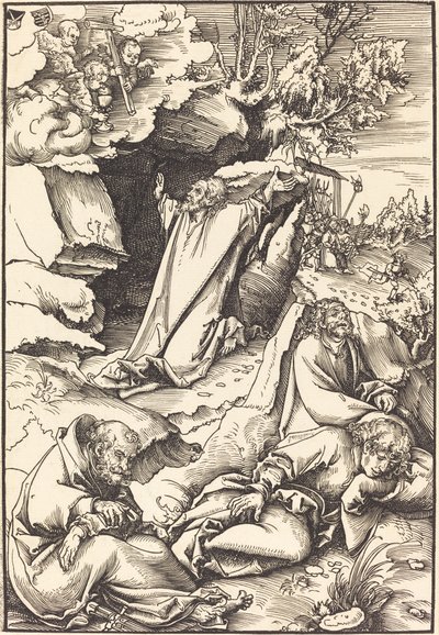 Chrystus na Górze Oliwnej autorstwa Lucas Cranach the Elder