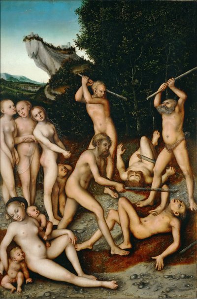 Owoce zazdrości (Srebrny Wiek) autorstwa Lucas Cranach the Elder