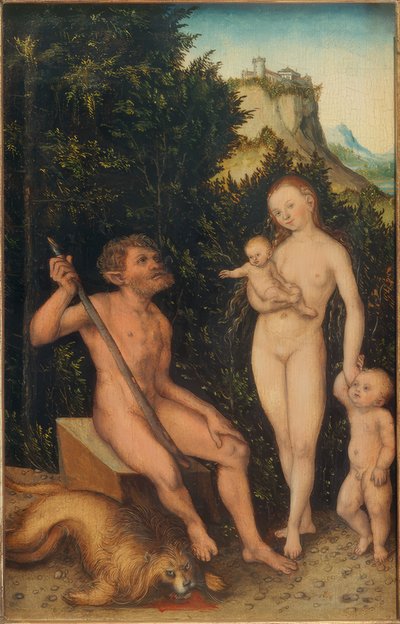 Rodzina naturals autorstwa Lucas Cranach the Elder