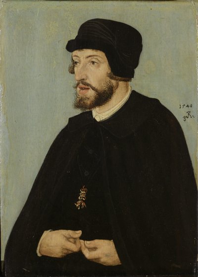 niemiecki: Bildnis König Ferdinands I. Portret Ferdynanda I, Świętego Cesarza Rzymskiego autorstwa Lucas Cranach the Elder