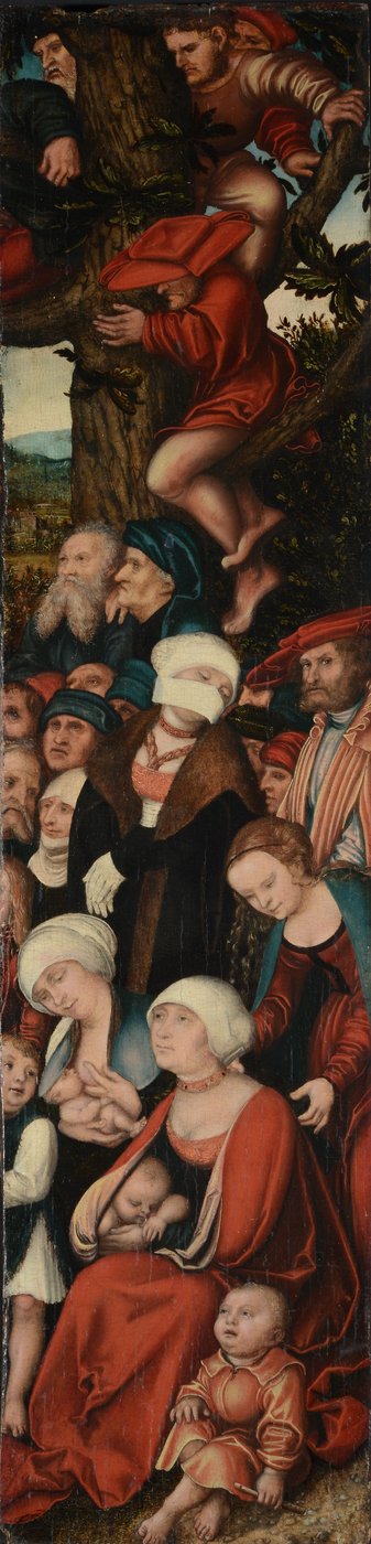 niemiecki: Die Predigt Johannes des Täufers Kaznodziejstwo Jana Chrzciciela autorstwa Lucas Cranach the Elder