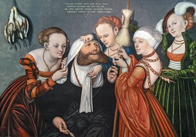 Herkules bei Omphale Herkules na dworze Omphale autorstwa Lucas Cranach the Elder