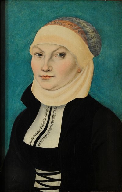 Katharina von Bora als Brustbildbnis nach links Katarzyna z Bory, popiersie, zwrócona w lewo autorstwa Lucas Cranach the Elder
