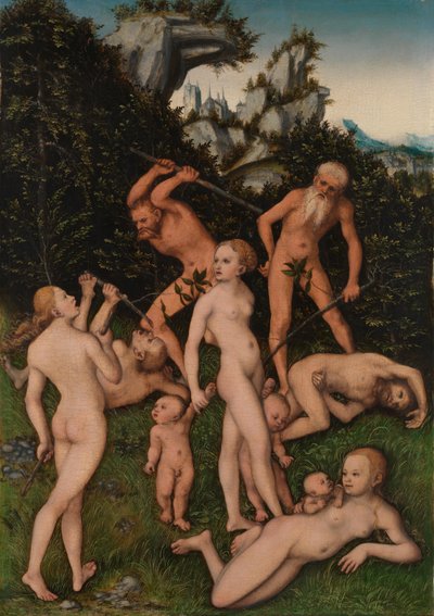Język niemiecki: Primitives Volk The Fruits of Jealousy (Koniec Srebrnego Wieku) autorstwa Lucas Cranach the Elder