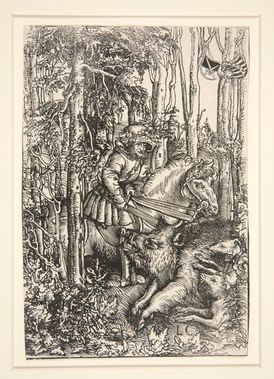Łowca zabijający dzika autorstwa Lucas Cranach the Elder