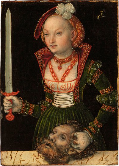 Judyta z głową Holofernesa autorstwa Lucas Cranach the Elder