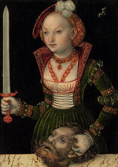 Judyta z głową Holofernesa autorstwa Lucas Cranach the Elder