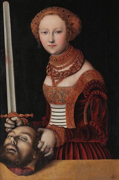 Judyta z głową Holophernesa autorstwa Lucas Cranach the Elder