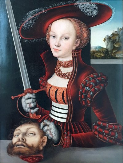 Judyta z głową Holofernesa autorstwa Lucas Cranach the Elder