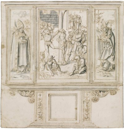 Szkic ołtarza Lucasa Cranacha autorstwa Lucas Cranach the Elder