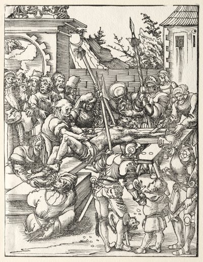 Męczeństwo św. Bartłomieja. autorstwa Lucas Cranach the Elder