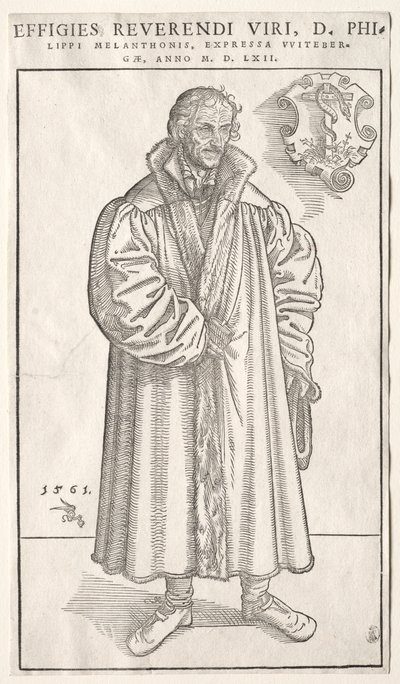 Filipa Melanchtona. autorstwa Lucas Cranach the Elder