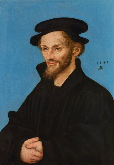Portret Filipa Melanchtona autorstwa Lucas Cranach the Elder