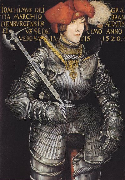 Portret Joachima II Brandenburskiego jako księcia elektora autorstwa Lucas Cranach the Elder