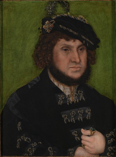 Portret Jana, elektora Saksonii autorstwa Lucas Cranach the Elder