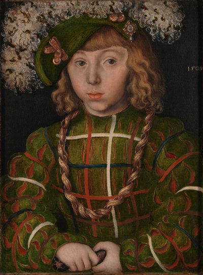 Portret Jana Fryderyka I, wielkodusznego autorstwa Lucas Cranach the Elder
