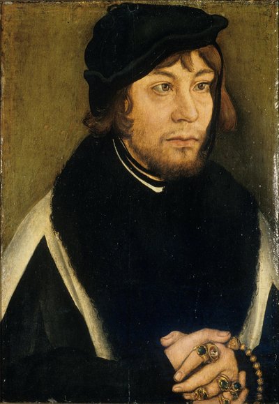 Portret margrabiego Albrechta z Brandenburgii-Ansbach autorstwa Lucas Cranach the Elder